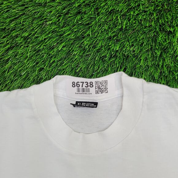 Vintage 80s Last-Exit Surfer Shirt XL 21x27 Summer-Fun Crop USA - Picture 8 of 15